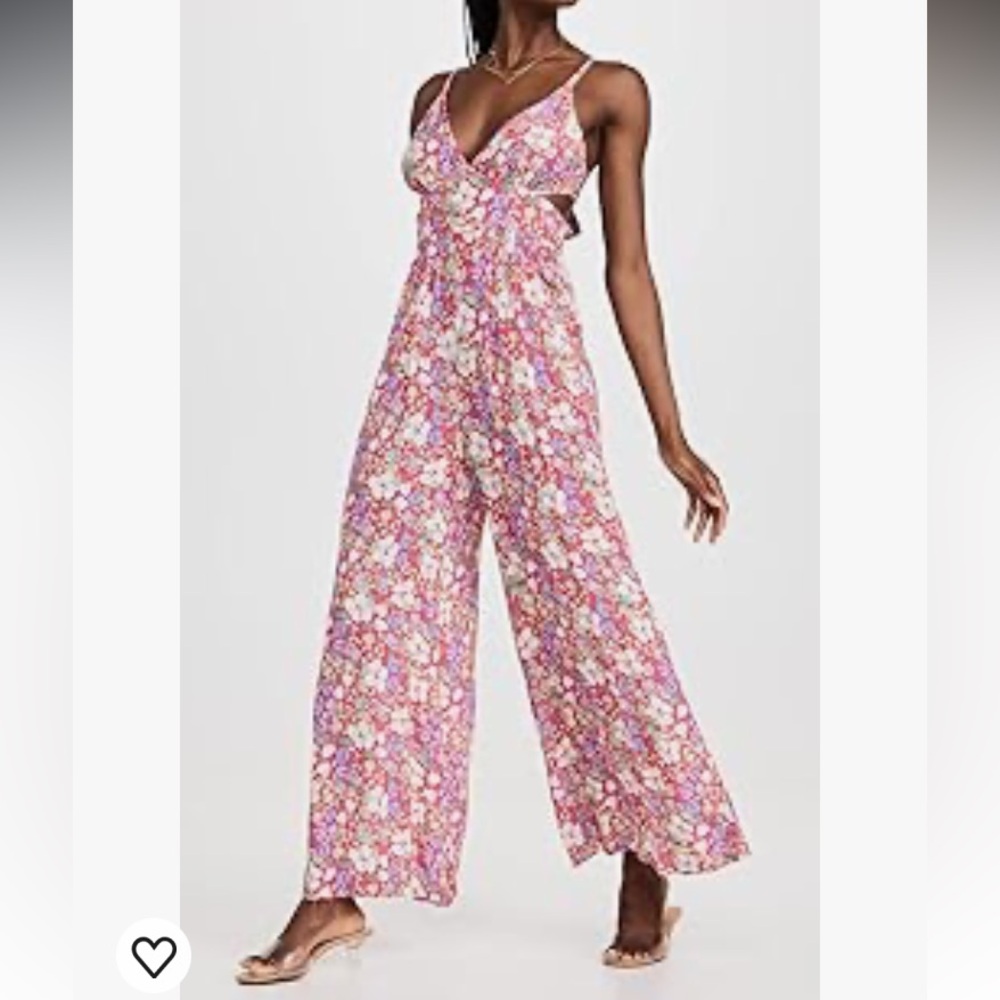 EUC Yumi Kim Kylie pink floral jumpsuit - Picture 5 of 16